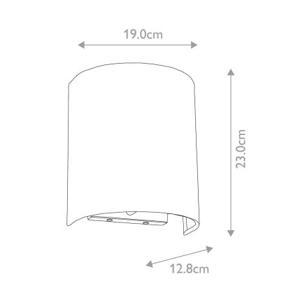 Elstead - Nástěnné svítidlo COOPER 1xE27/60W/230V zlatá